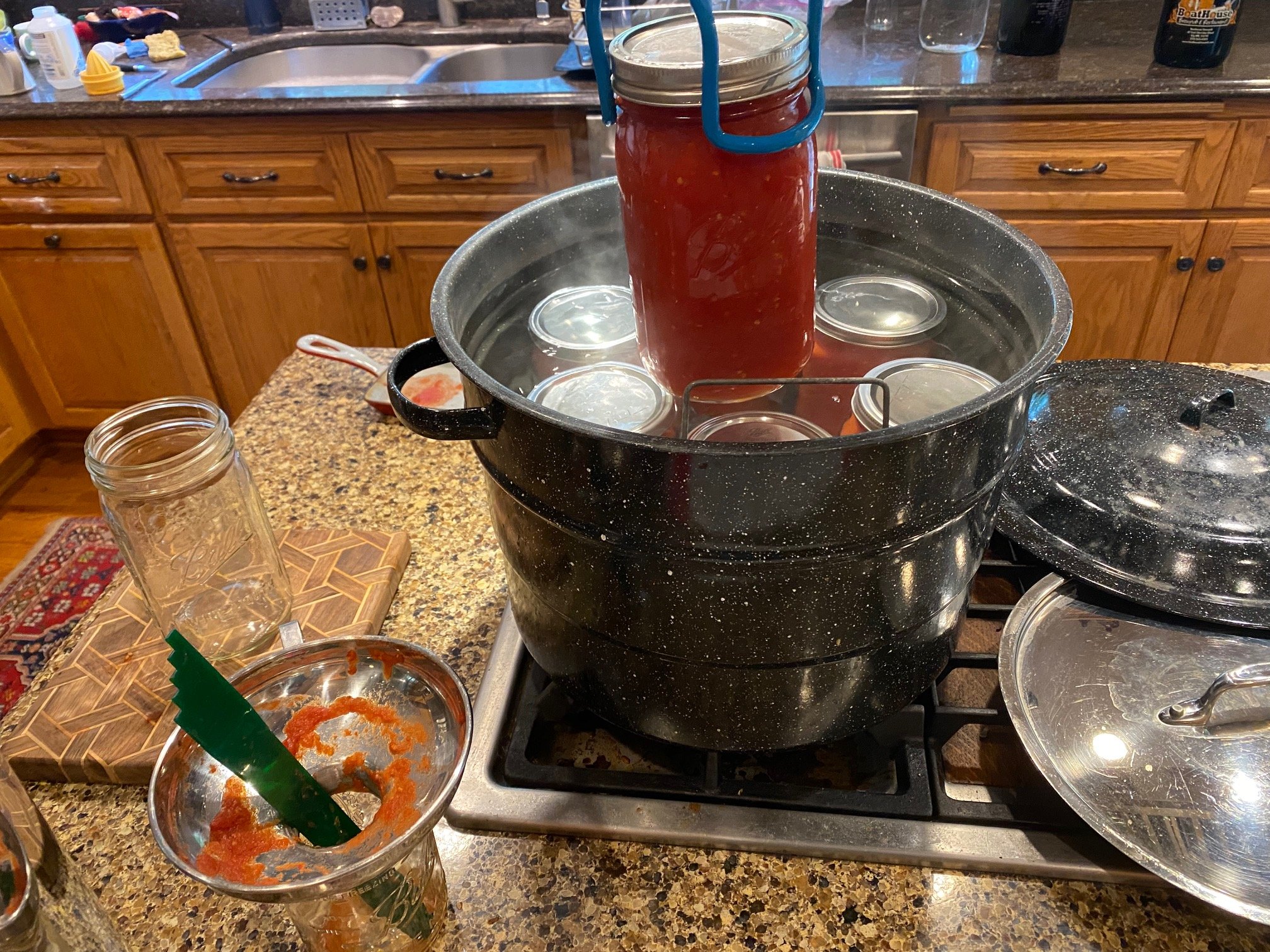 Step by Step Instructions for Canning Oven-Roasted Tomato Sauce - Seed to Fork