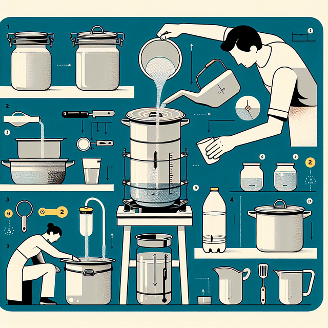 filling steam canner base with water