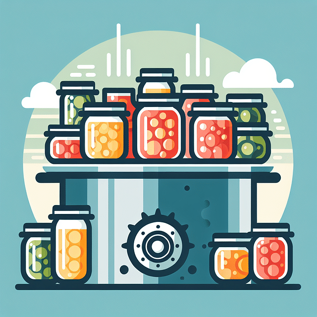 steam canner with jars inside