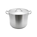 large stainless steel pot