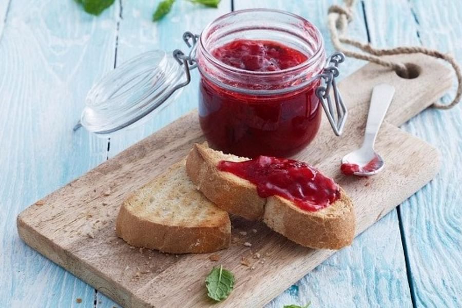 strawberry mint jam