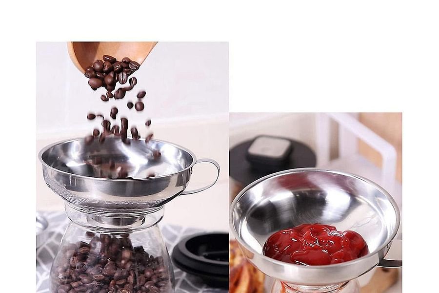 Stainless steel canning funnel