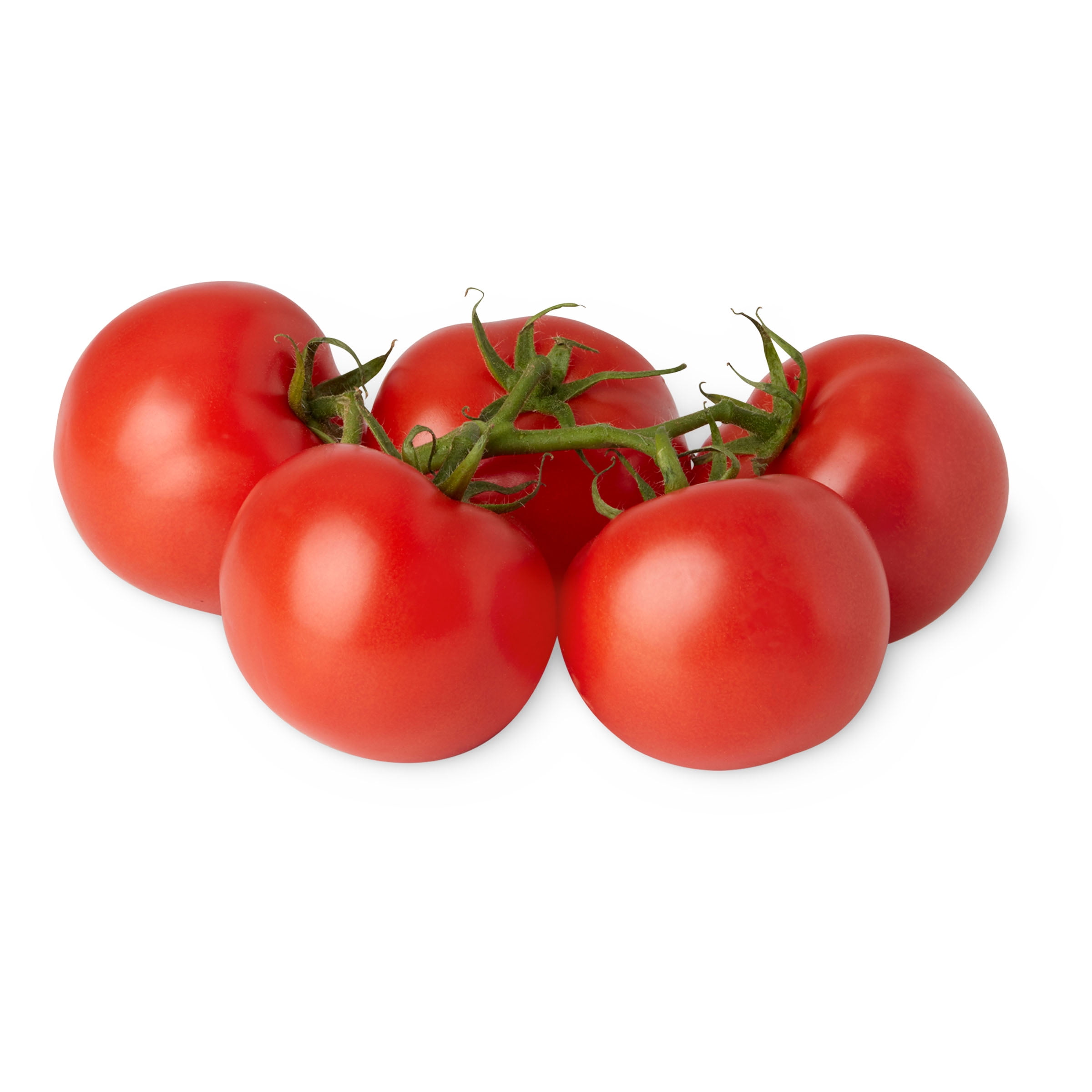 ripe tomatoes on vine