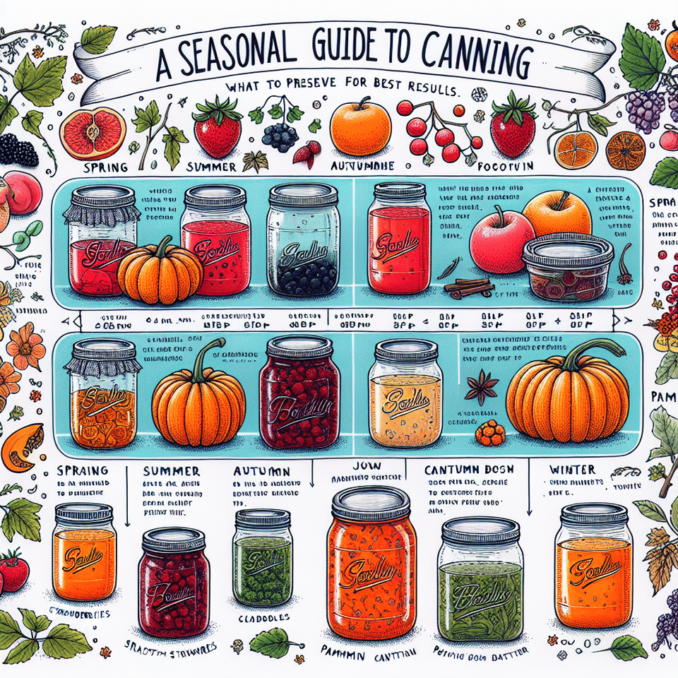 A Seasonal Guide to Canning: What to Preserve and When for Best Results