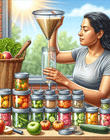 DIY Canned Goods: How to Utilize a Canning Funnel for Mess-Free Preserving
