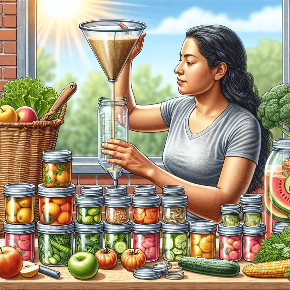 DIY Canned Goods: How to Utilize a Canning Funnel for Mess-Free Preserving