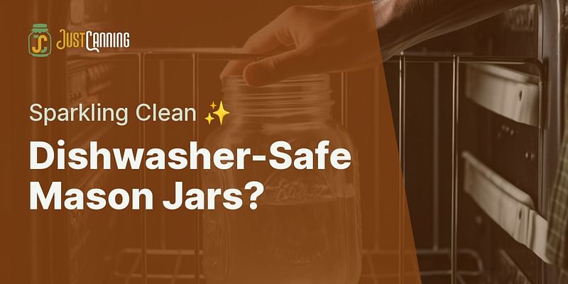 Dishwasher-Safe Mason Jars? - Sparkling Clean ✨