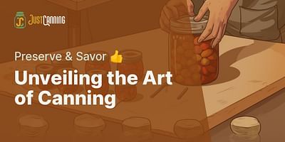 Unveiling the Art of Canning - Preserve & Savor 👍