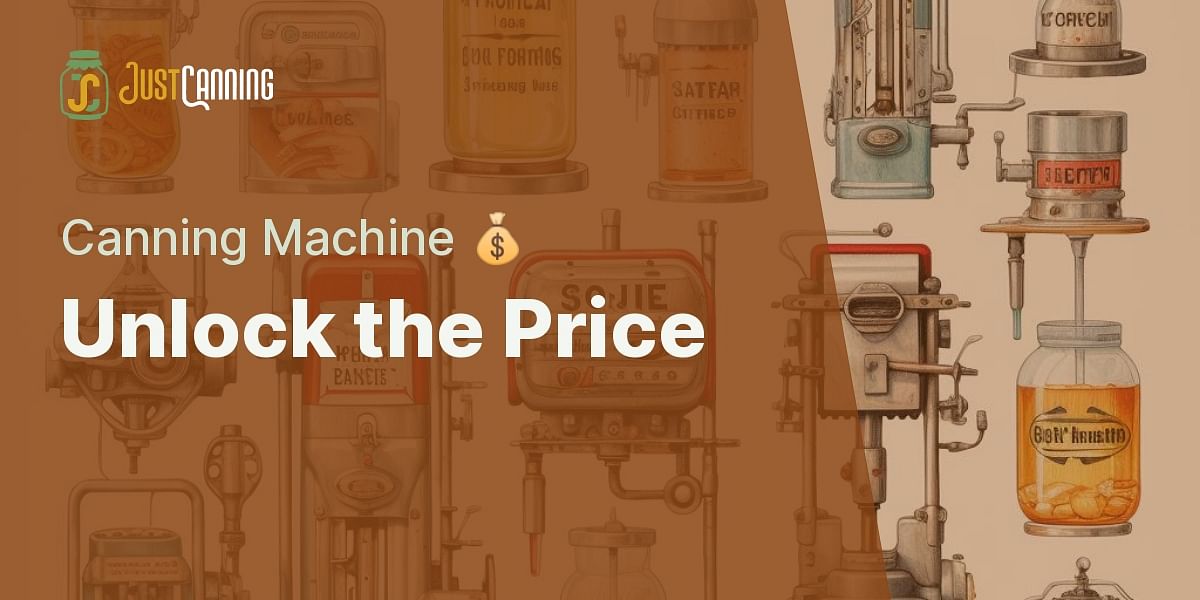What is the cost of a canning machine?