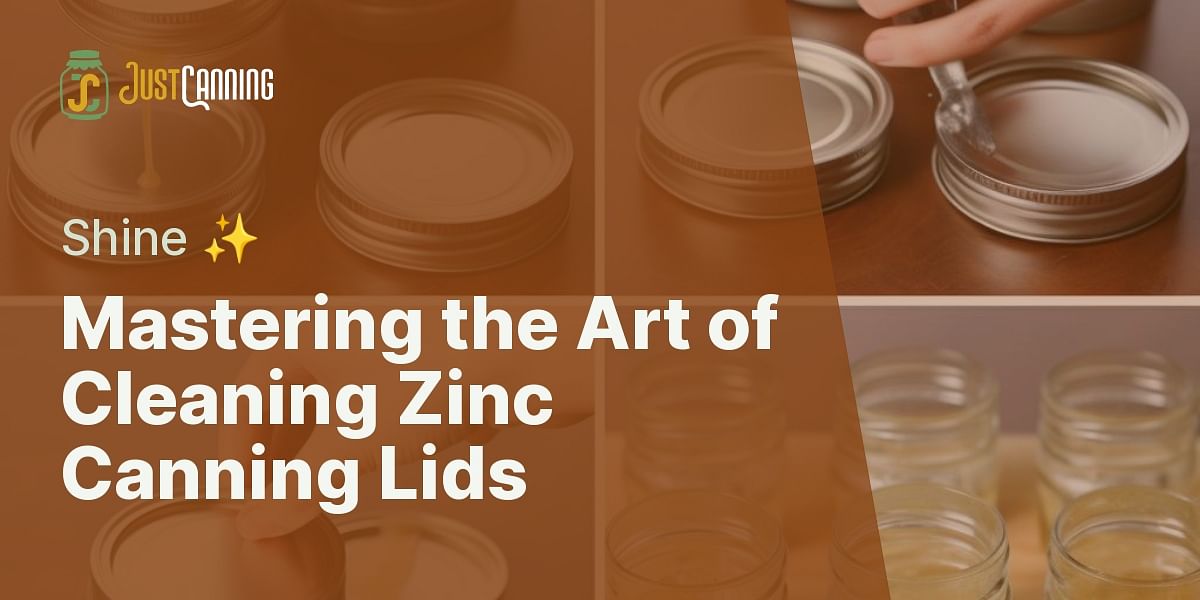 What is the Proper Way to Clean Zinc Canning Lids?
