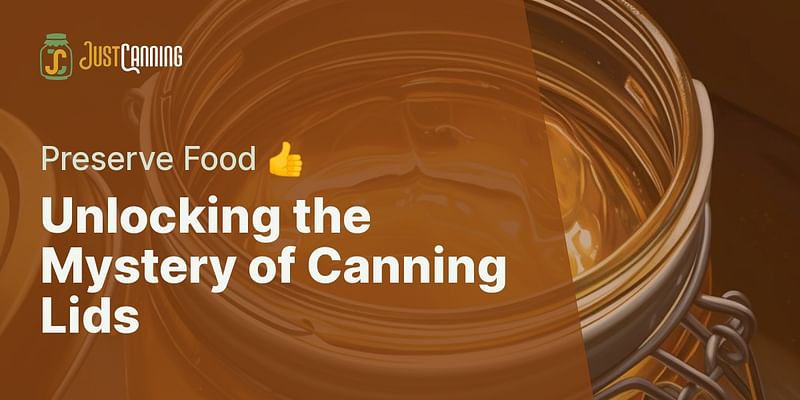 Unlocking the Mystery of Canning Lids - Preserve Food 👍