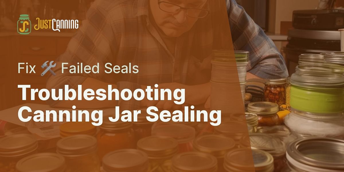 What Steps Should I Take If My Canning Jars Don't Seal Properly?