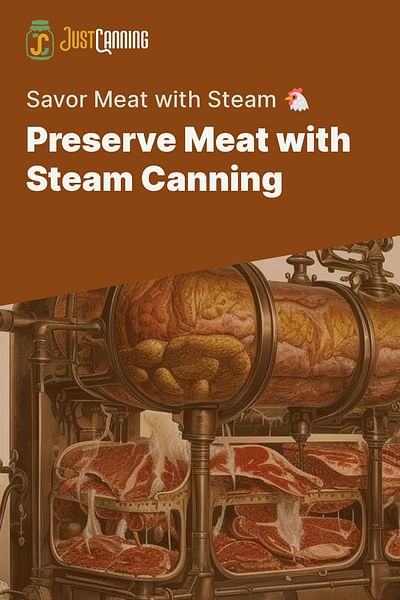 Preserve Meat with Steam Canning - Savor Meat with Steam 🐔