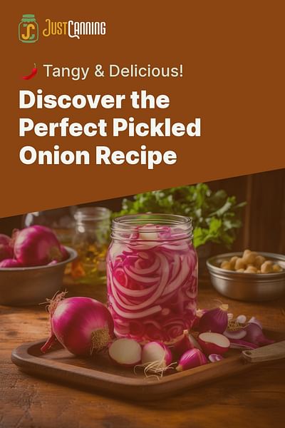 Discover the Perfect Pickled Onion Recipe - 🌶️ Tangy & Delicious!
