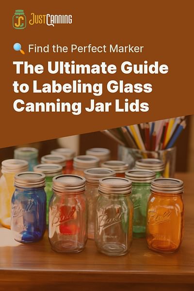 The Ultimate Guide to Labeling Glass Canning Jar Lids - 🔍 Find the Perfect Marker