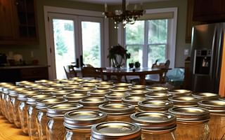 How should you prepare mason jars for canning?
