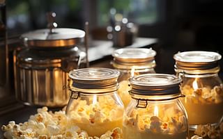 Is there a machine available for sealing popcorn in plastic jars?