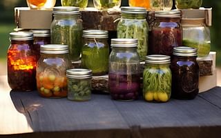 What are some alternative uses for canning jars apart from food preservation?