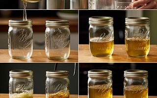 What are the steps to properly seal mason jars for canning?